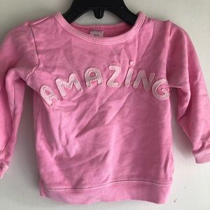 Light weight baby sweatshirt